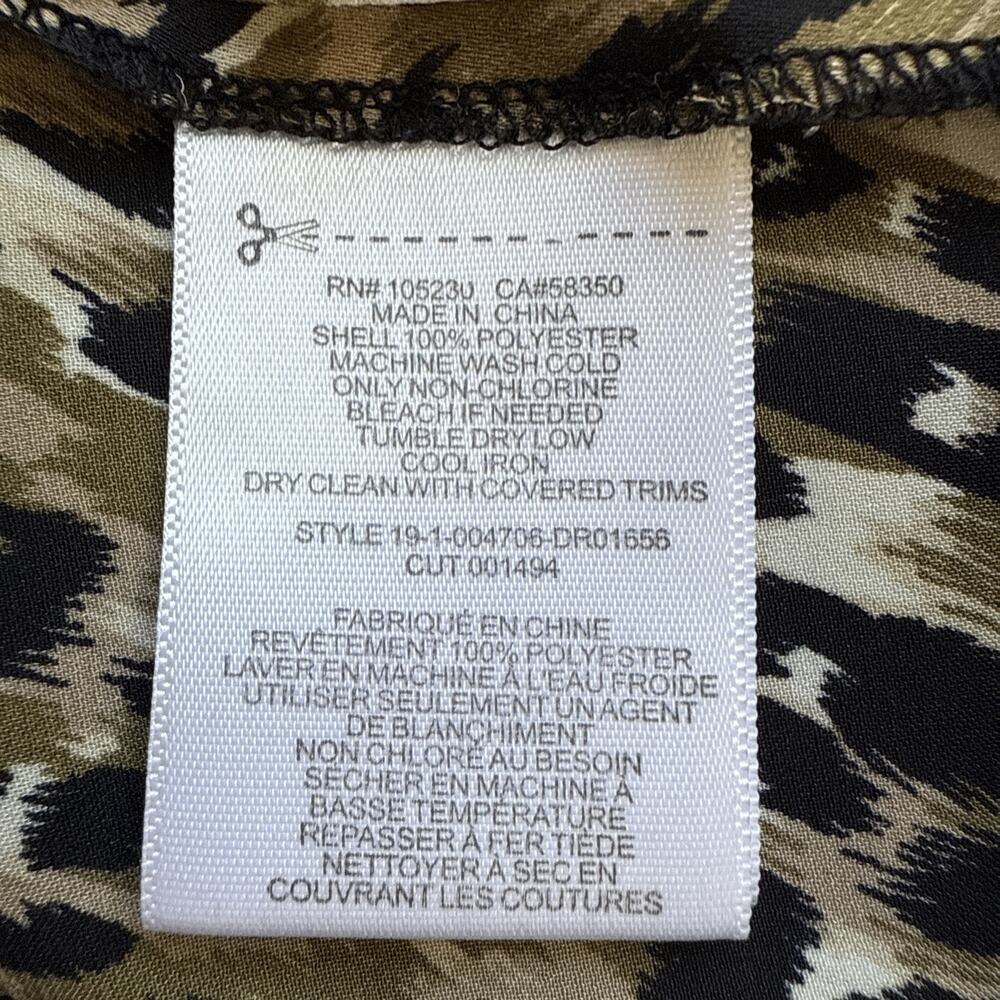 Equipment Womens Lenora Midi Maxi Shirt Dress Size M Animal Print Long Sleeve - Picture 10 of 10